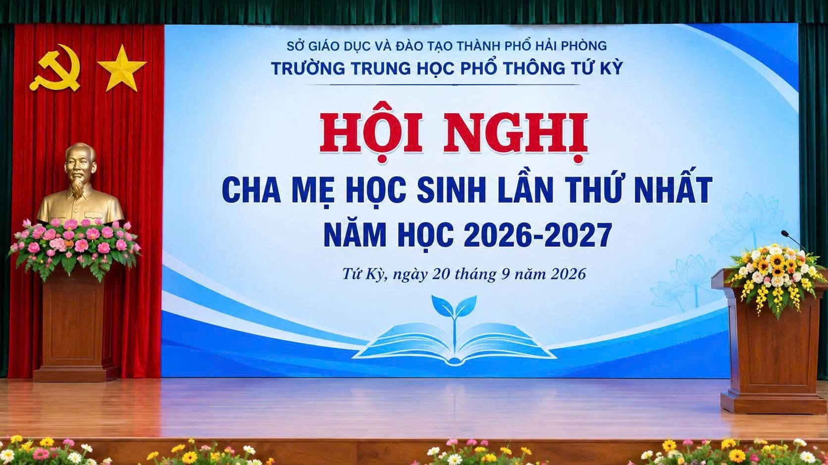 Trường THPT Tứ Kỳ tổ chức Hội nghị cha mẹ học sinh (CMHS) lần thứ nhất năm học 2026–2027